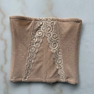 Beige Corset w/ Lace Detail (Size XS/S)